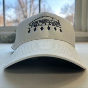 Nike Thornberry Creek LPGA black/white athletic golf hat Velcro Legacy91 Dryfit